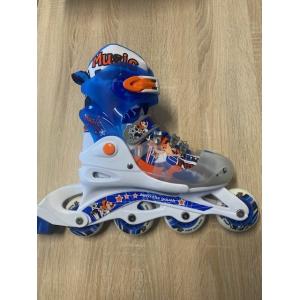 Роликовые коньки Action регулируемые SB-116AE-A,34-37-размер, (синий)
