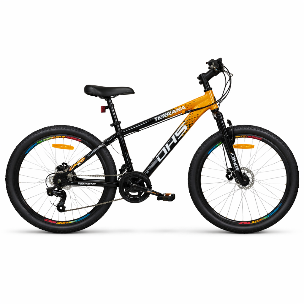 Bicycle DHS 24'' 2423, Terrana, V-3x6, 300 mm, D+D,12.75 kg Bicycle DHS 24'' 2423, Terrana, V-3x6, 300 mm, D+D,12.75 kg