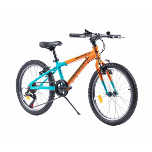 Kids bicycle DHS 20" 20023,V-1x7, MTB, 10,5 kg. 2MB200230BL1ES