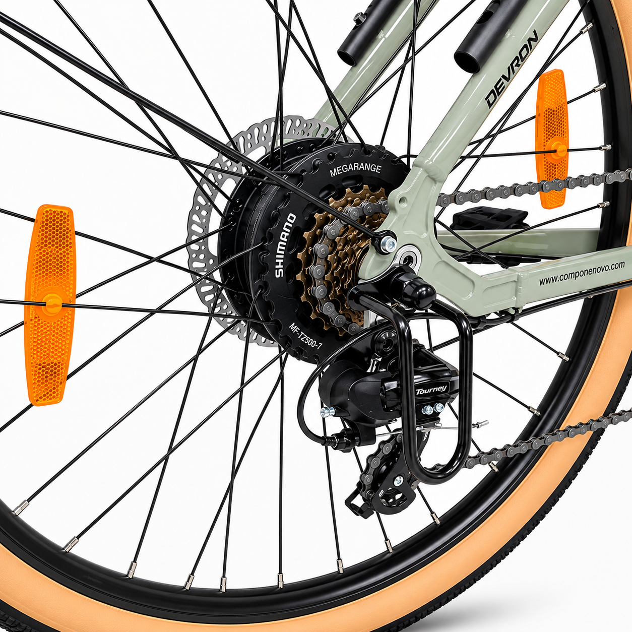 Bicycle Devron E-BIKE, 28200, V-1x7, D+D, hidravl., 490mm Bicycle Devron E-BIKE, 28200, V-1x7, D+D, hidravl., 490mm